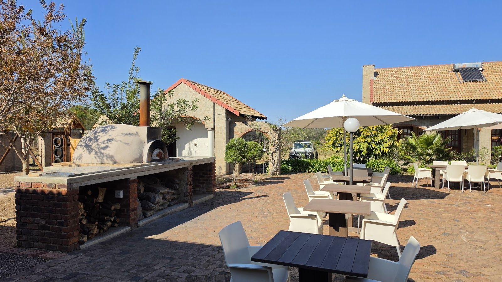 The courtyard